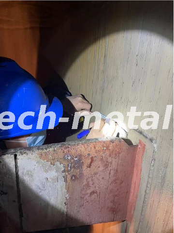 Опора для замены распылительной трубы башни десульфурации